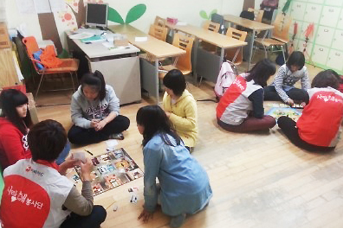 강동지역아동복지센터와 함께 체육활동 및 외식문화체험