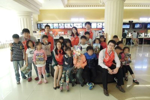 서울SOS지역아동복지센터와 함께 영화관람