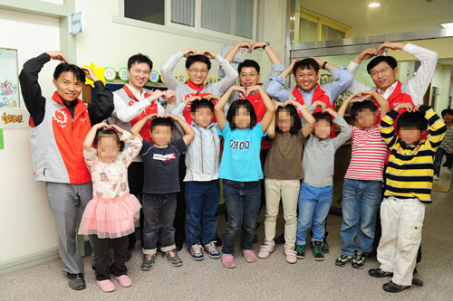 비씨카드 임직원들과 함께 하는 사랑,해 만남그루