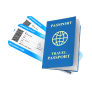 여권, 티켓 아이콘